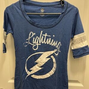 NHL Tampa Bay Lightning Tee with white Logo